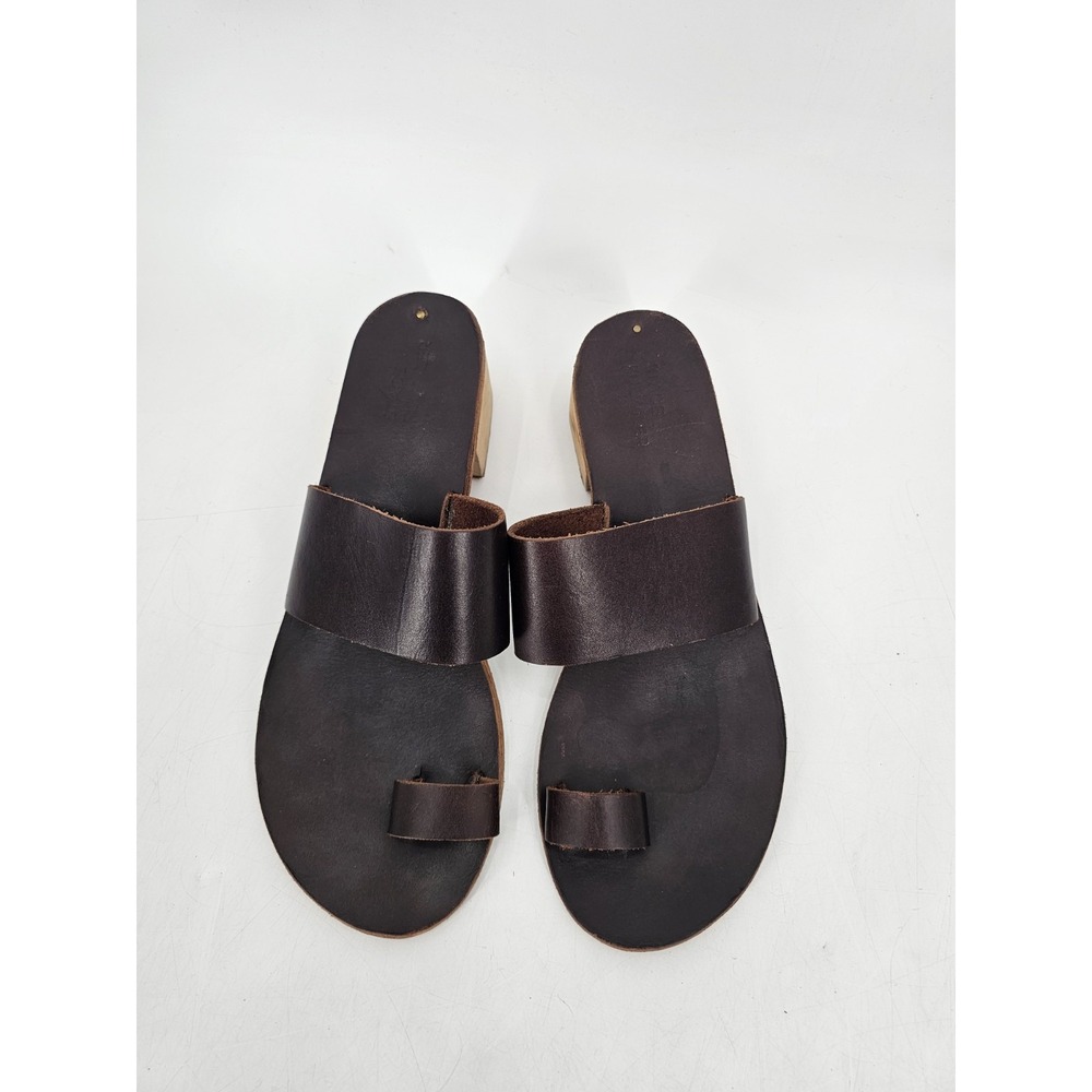 Stace Fulwiler Everyday Leather Sandals Brown Size 9